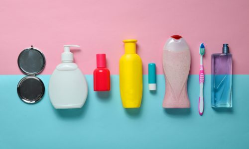 lineup of 8 beauty products