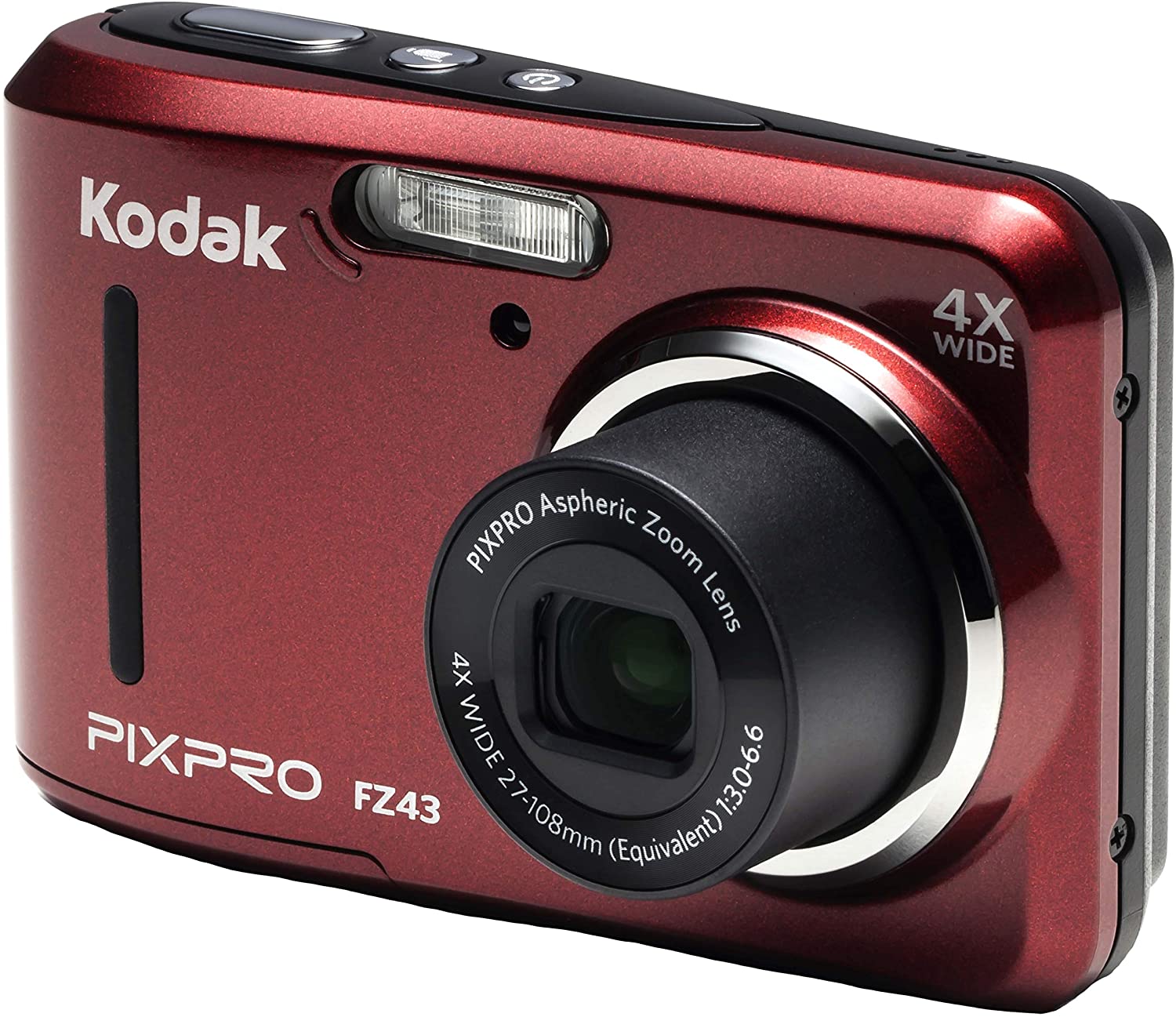 Kodak FZ43-RD PIXPRO Video User Friendly Digital Camera