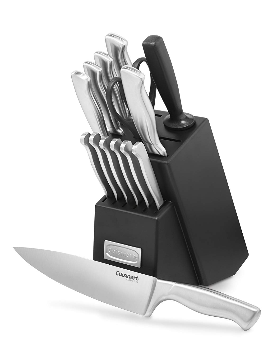 Cuisinart C77SS Ergonomic High Carbon Knife Set, 15-Piece