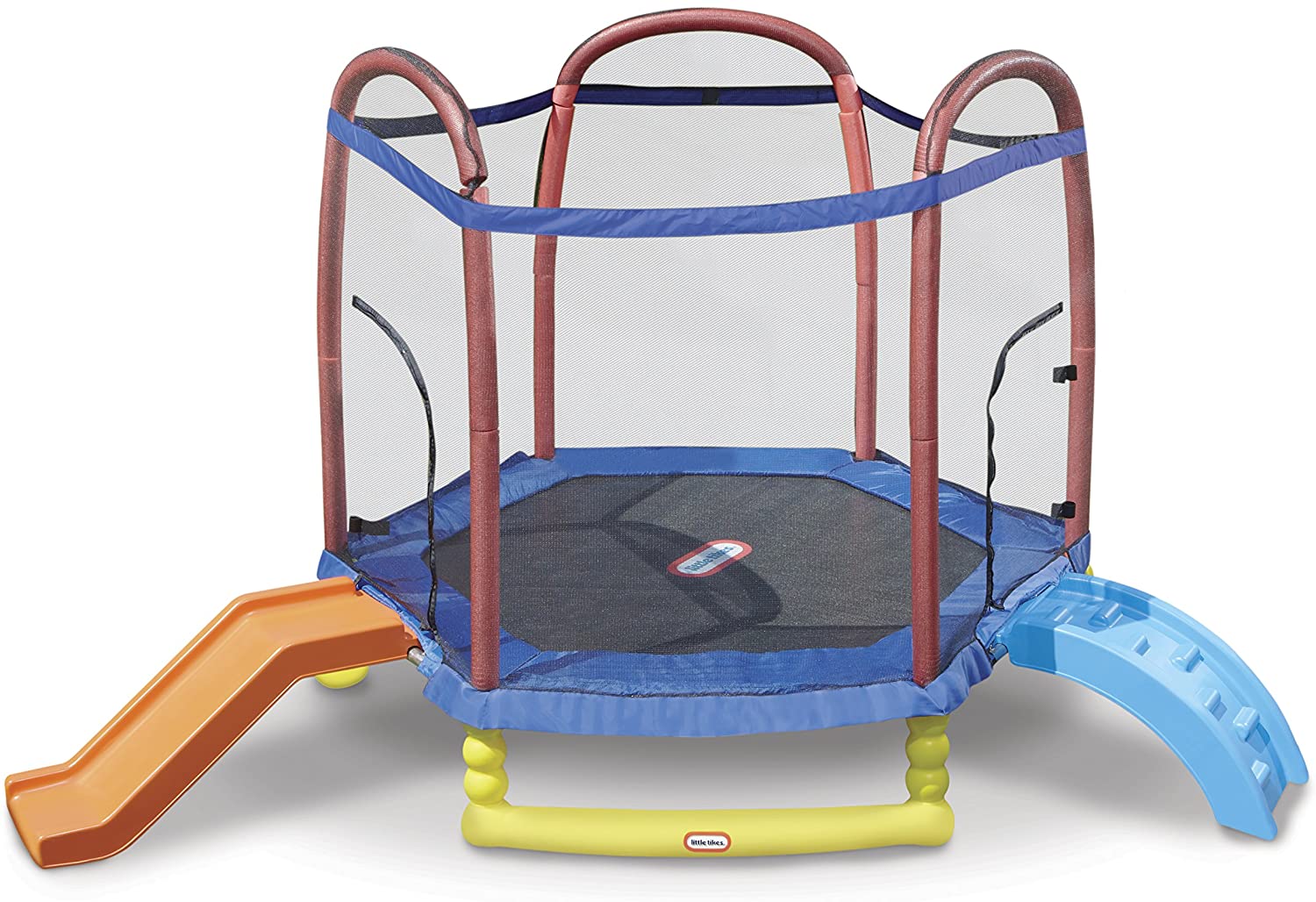 Little Tikes Climb ‘N Slide Playground Trampoline, 7-Feet