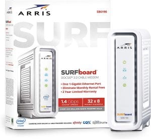 ARRIS SURFboard SB6190 Fast Downloads Modem