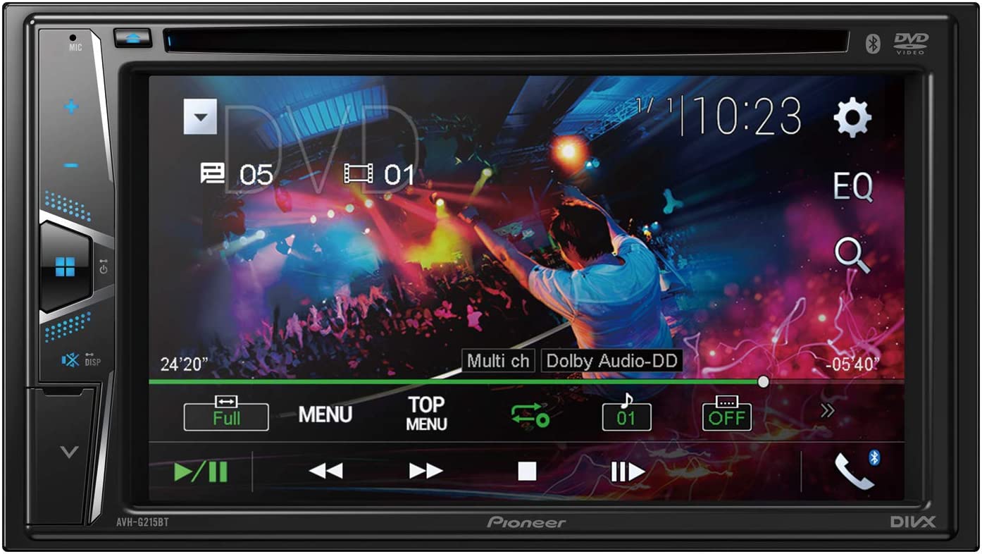 Pioneer AVH-G225BT Touchscreen Vehicle DVD Player