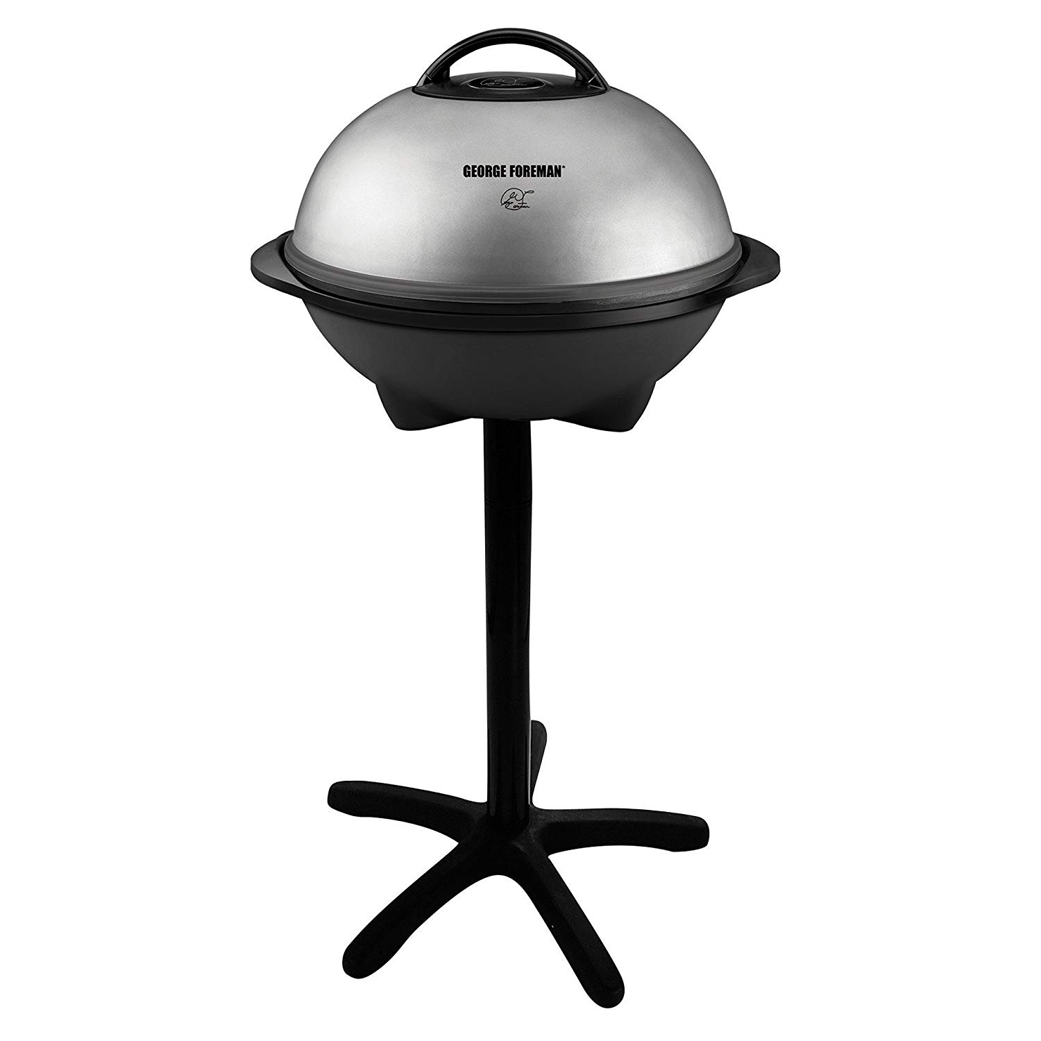 George Foreman Adjustable Temperature Electric BBQ Grill