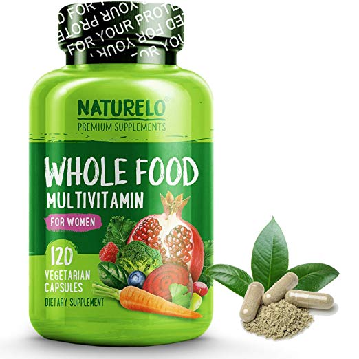 NATURELO Whole Food Vegetarian Women’s Multi-Vitamin, 120-Count