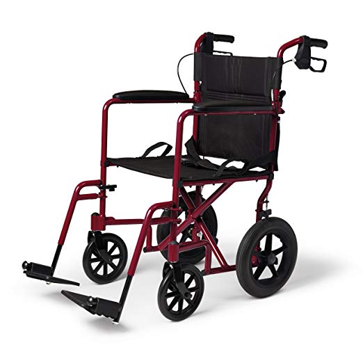 Medline Lockable Full-Length Wheelchair