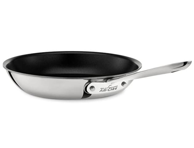 All-Clad 8701004453 4110 NS R2 Easy Flip Compatible Skillet, 10-Inch