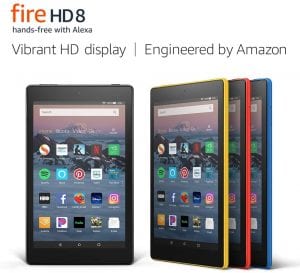 Amazon Fire HD8 Alexa-Compatible E-Reader, 8-Inch