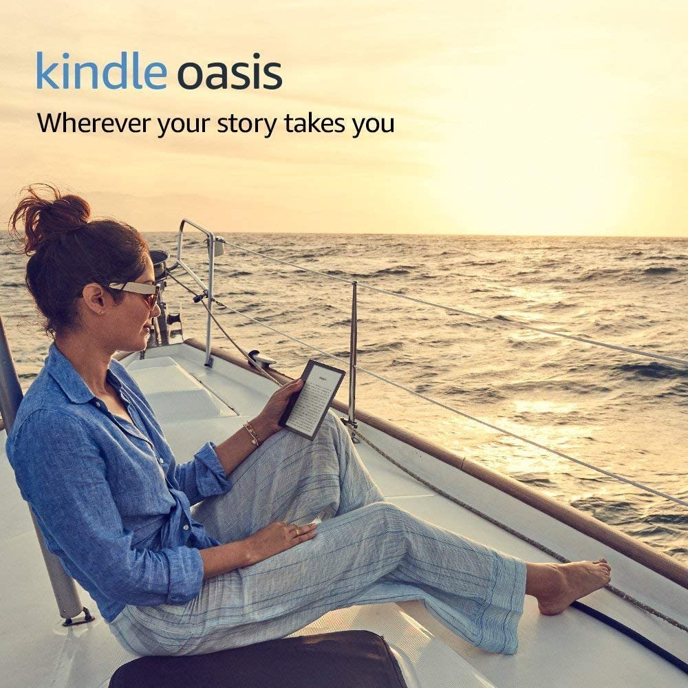 Amazon Kindle Oasis Ergonomic E-Reader, 7-Inch