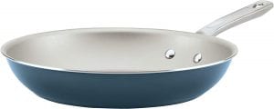 Ayesha Curry 10749 Home Collection Enamel Porcelain Skillet, 10-Inch