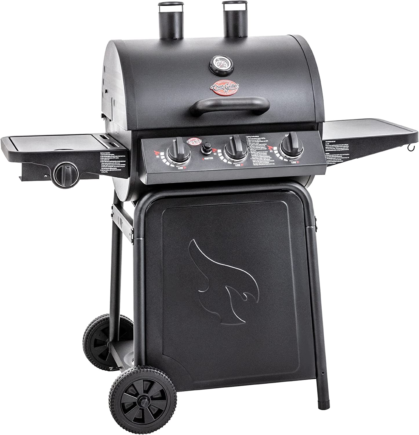 Char-Griller Grillin’ Pro Powder Coated BBQ Grill