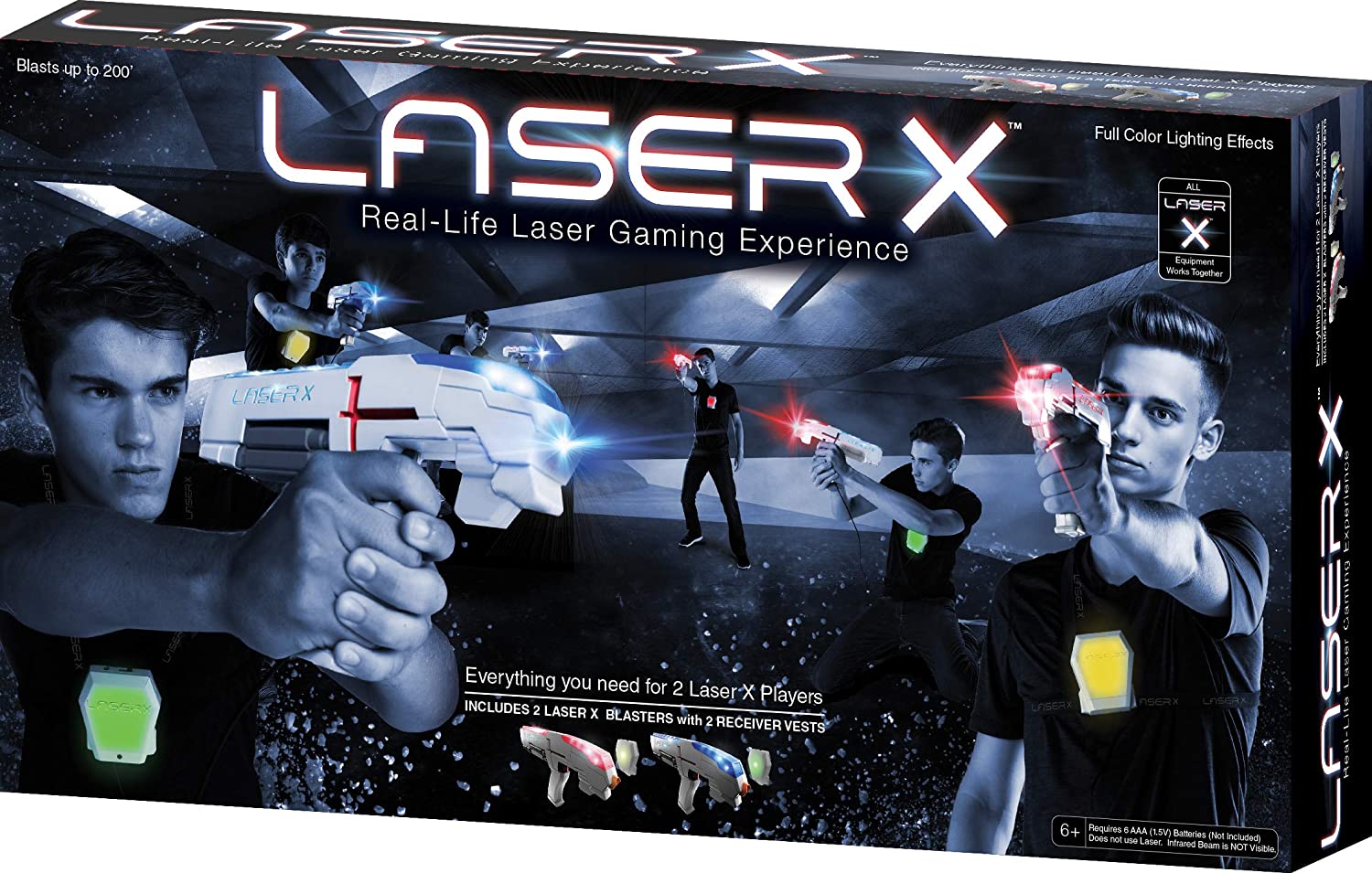 Laser X Team & Individual Laser Tag Set, 2-Pack