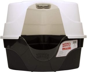 Nature’s Miracle Advanced Corner Hooded Cat Litter Box