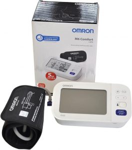 Omron HEM-7322-ME M6 LED Morning Hypertension Tracking Blood Pressure Monitor