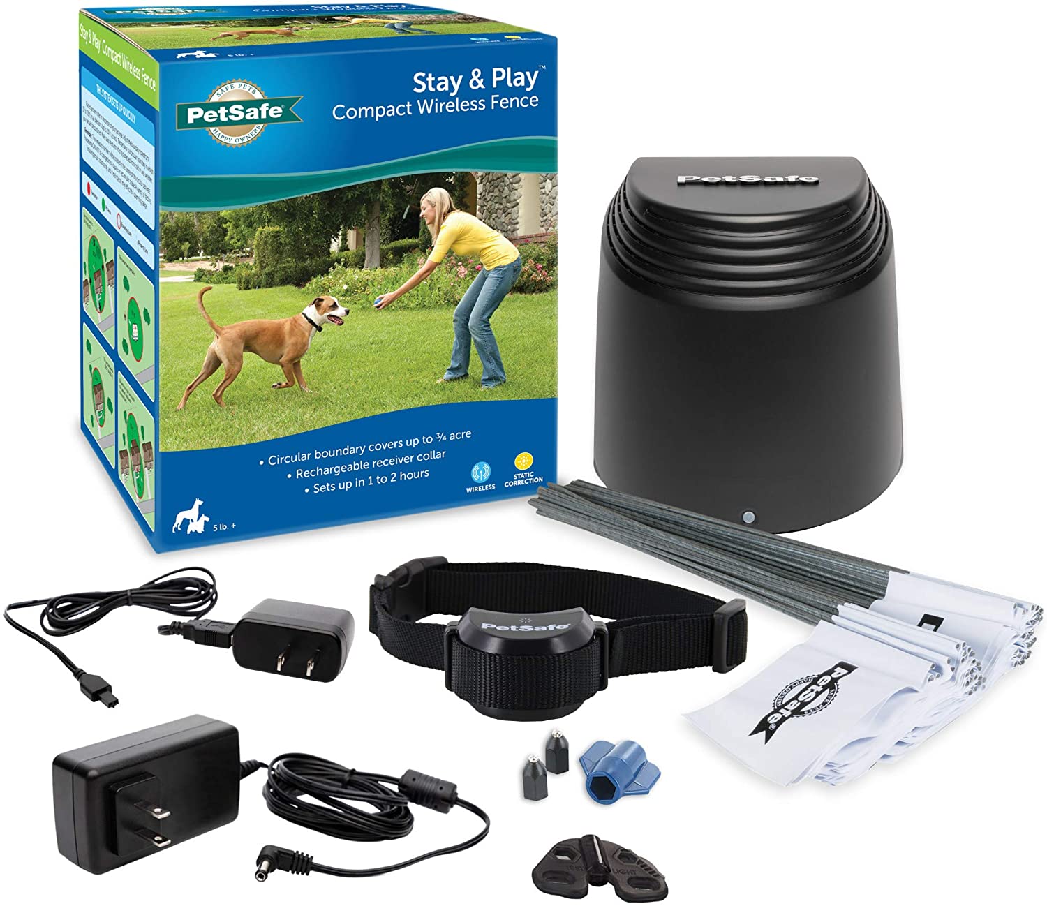 PetSafe Stay+Play Dome Correction Free Invisible Fence
