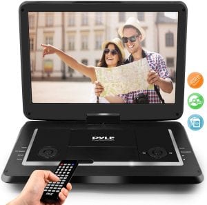 Pyle Lightweight Portable DVD Player, 15-Inch