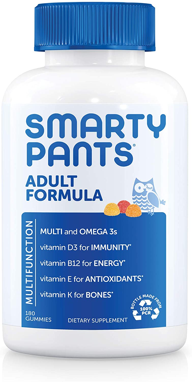 SmartyPants Adult Complete Daily Gummy Multi-Vitamin, 180-Count