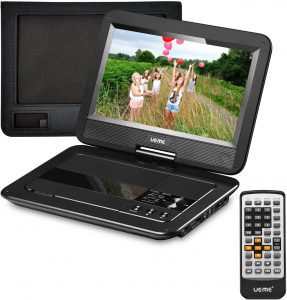 UEME High Resolution Portable DVD Player, 10.1-Inch
