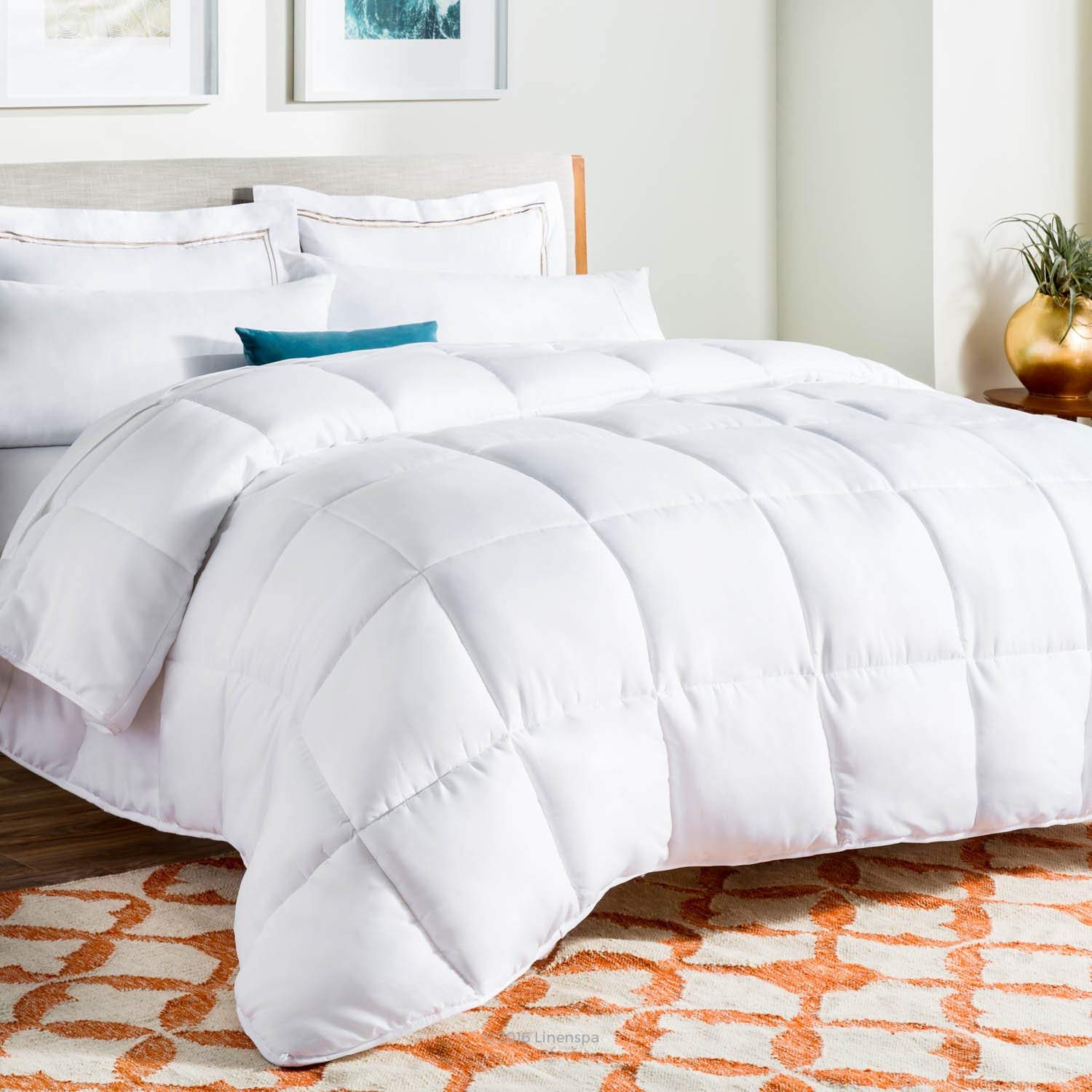 Linenspa Quilted All-Season Comforter Duvet Insert