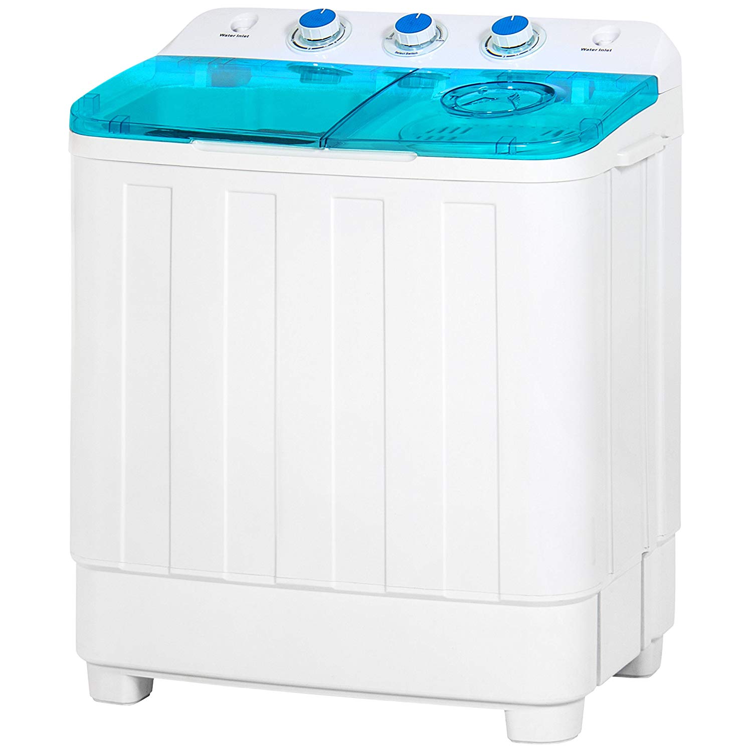 Best Choice Products Portable Mini Twin Tub Compact Washing Machine