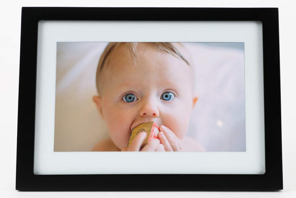 Auto-Rotate Wall Mounted 1080 HD MARVUE WiFi Digital Picture Frame IPS Touchscreen Digital Photo Frame 10.1 Inch 16GB Storage Easy Setup to Share Video and Photos from Anywhere 