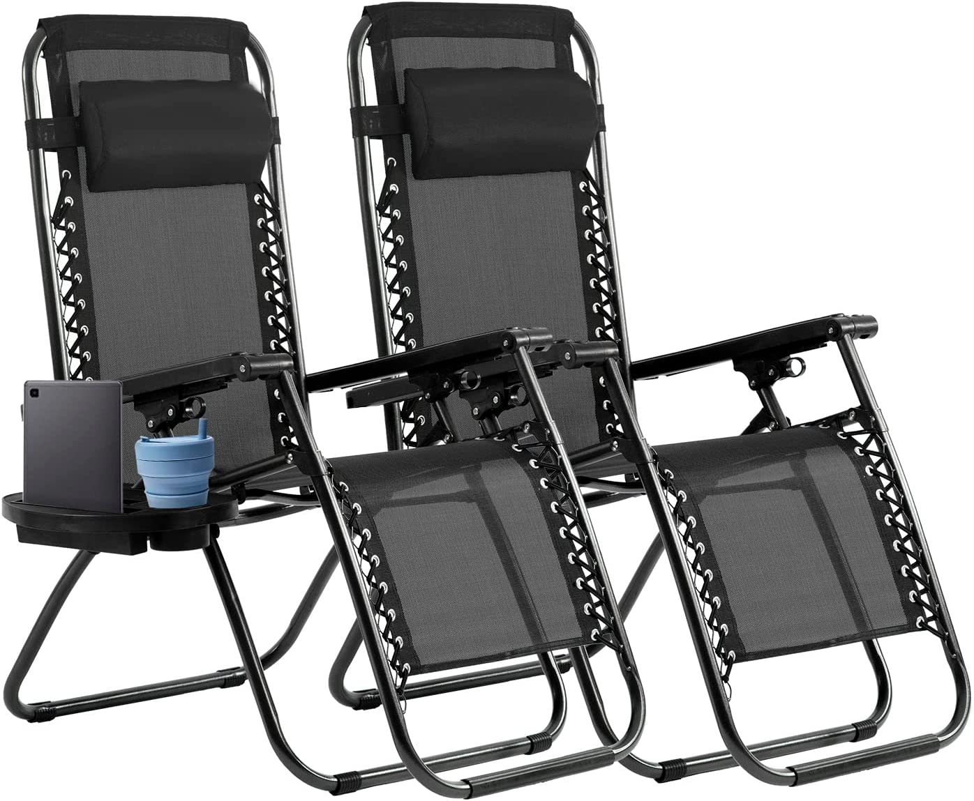 FDW Leaning Outdoor Zero Gravity Chair, 2-Piece