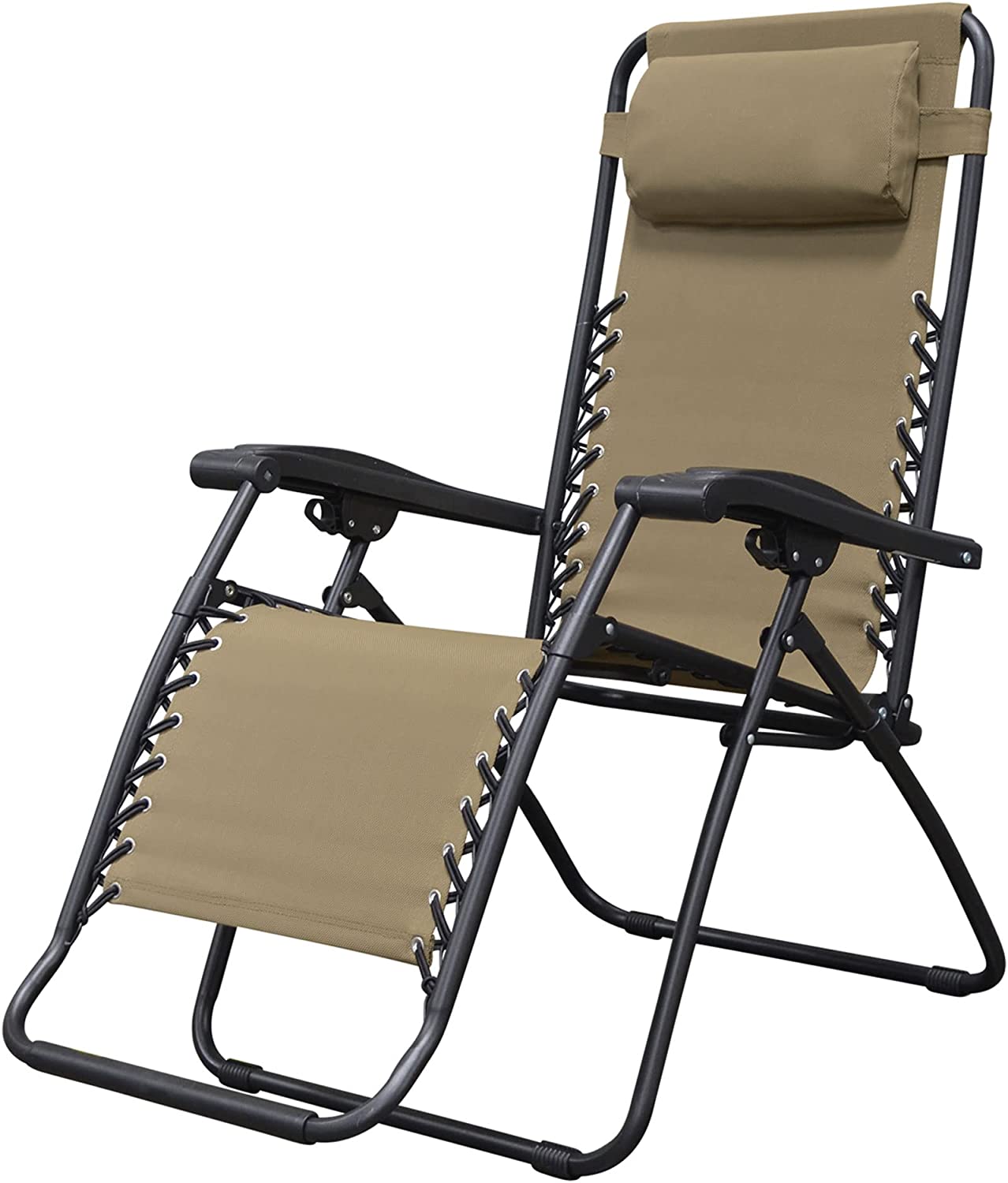 Caravan Sports Headrest Easy Transport Zero Gravity Chair