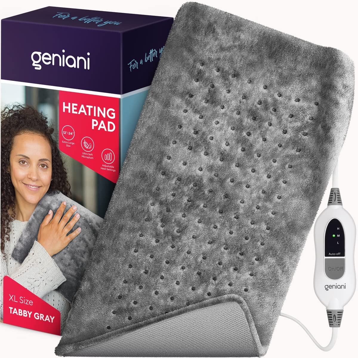 Geniani Ultra Soft Easy Clean Heating Pad