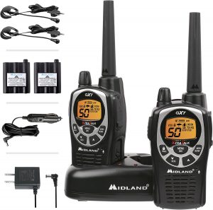 Midland Rechargeable GMRS Two-Way Radios, 2-Pack