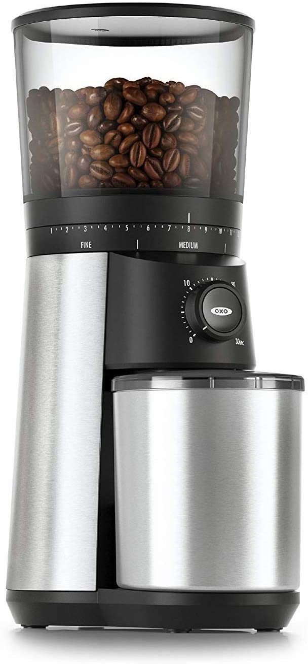 OXO BREW Stainless Steel 15-Setting Burr Grinder