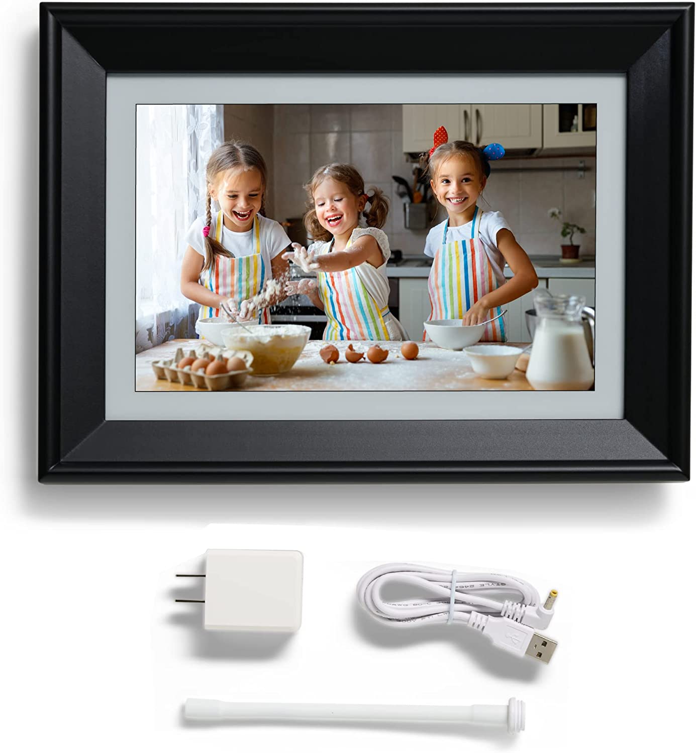 PhotoSpring WiFi Cloud Digital Picture Frame, 10-inch
