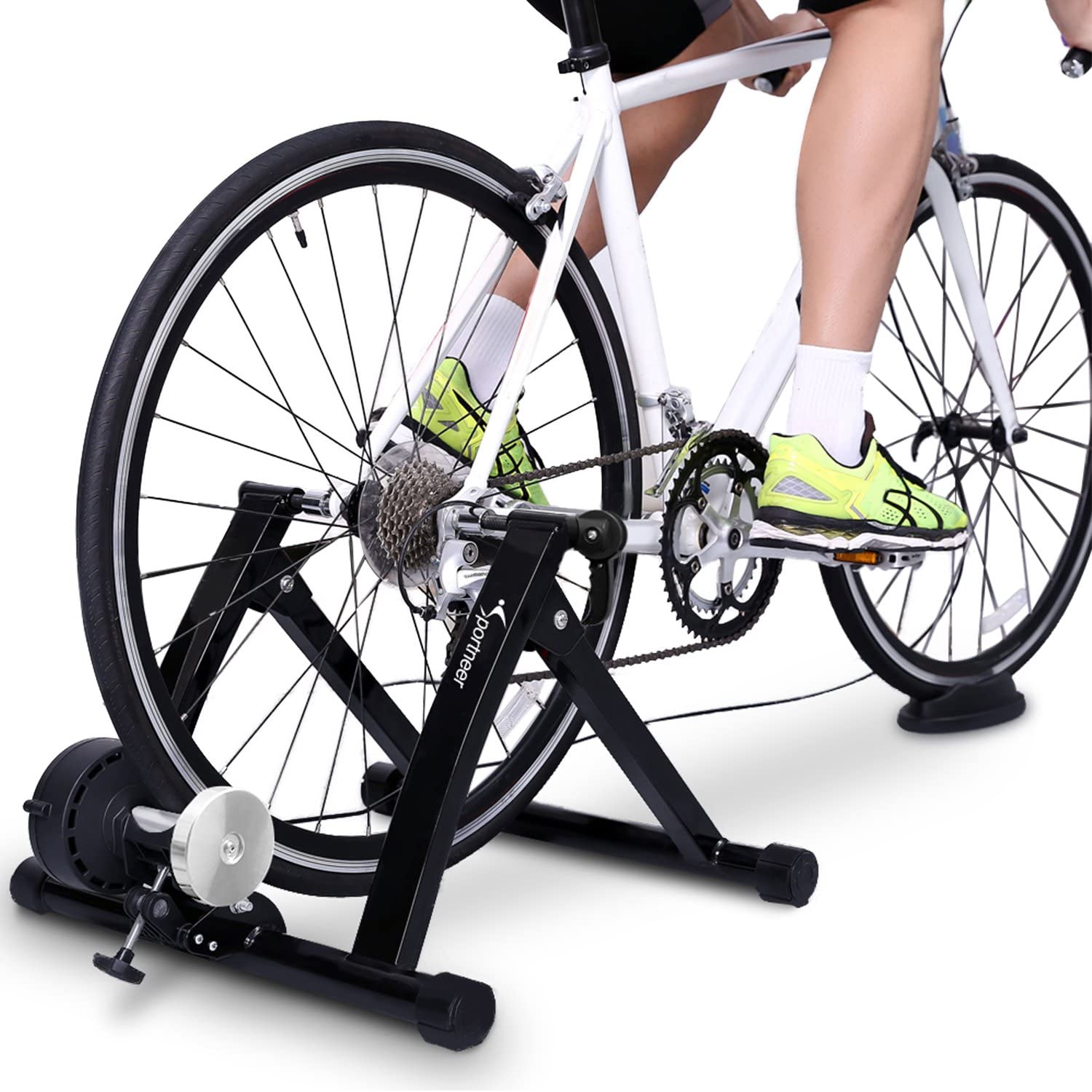 Sportneer Noise Reduction Magnetic Bike Trainer Stand