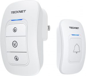 TeckNet Long Range Waterproof Wireless Doorbell
