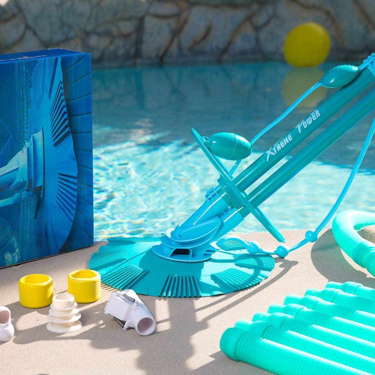 XtremepowerUS 75037 Non-Electric Self-Navigating Pool Cleaner