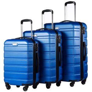 Coolife ABS Material Luggage Set, 3-Piece