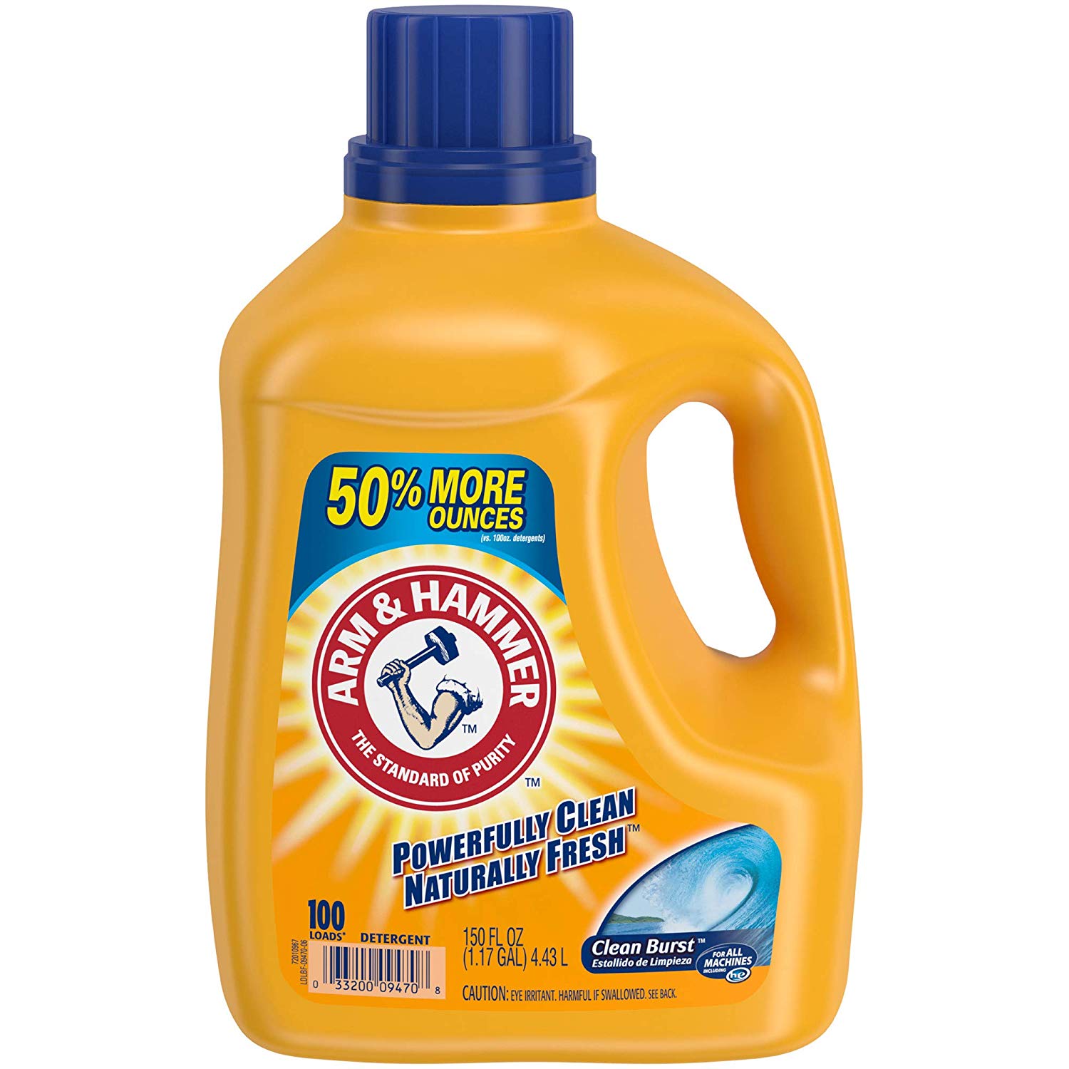 ARM & HAMMER Low-Suds Powerful Laundry Detergent