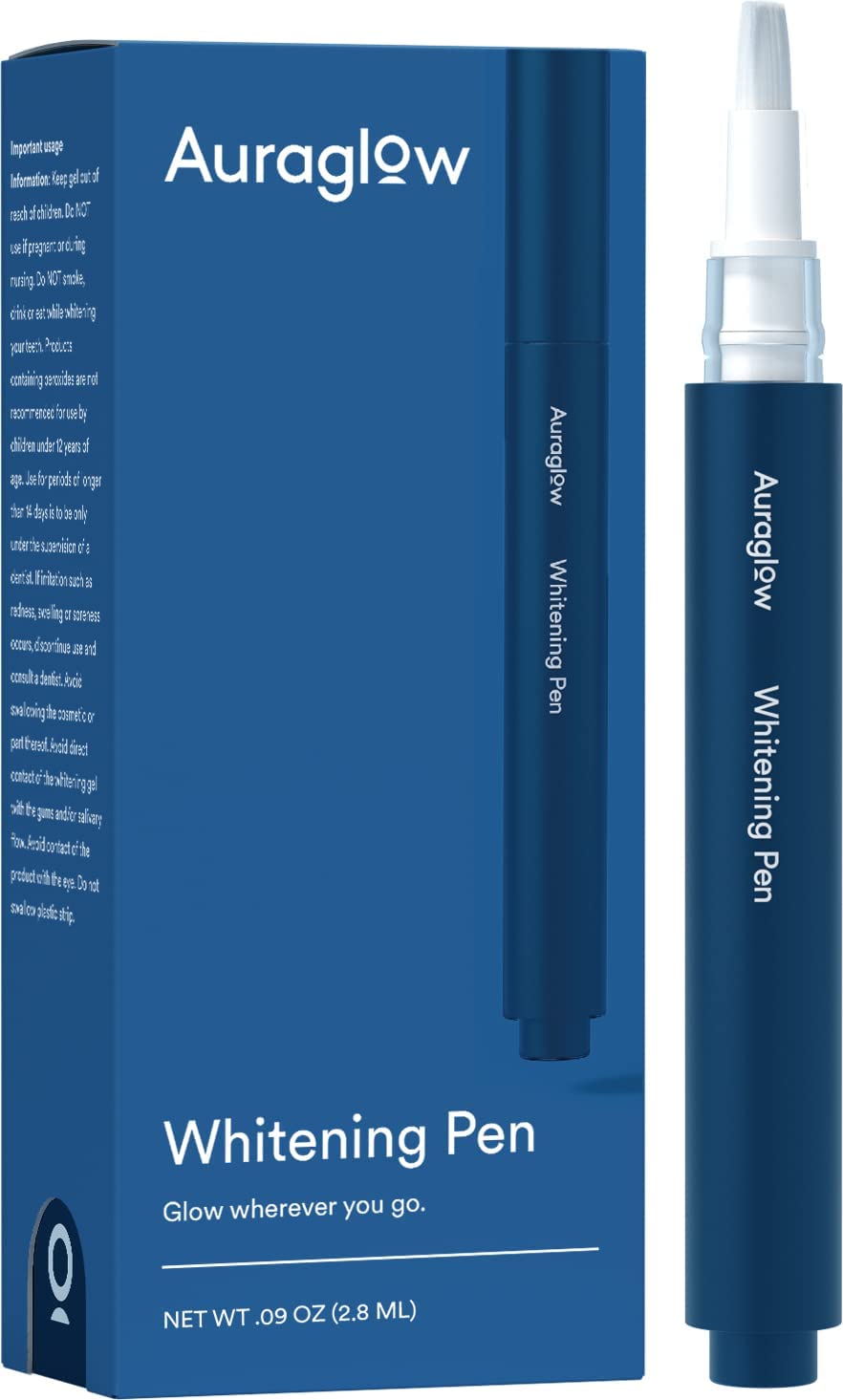 AuraGlow Portable Teeth Whitening Gel Pen