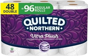Quilted Northern Flushable Toilet Paper, 48-Rolls