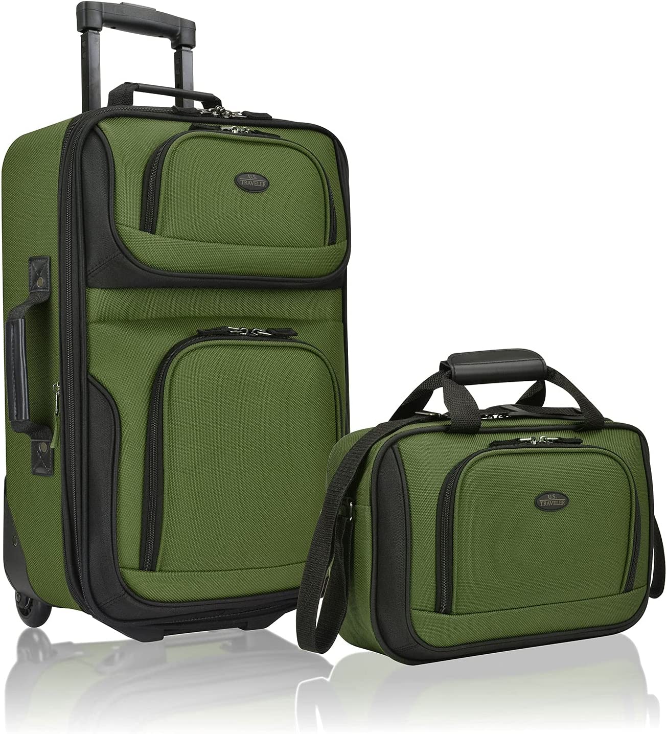 U.S Traveler Rio Easy Carry Luggage Set, 2-Piece