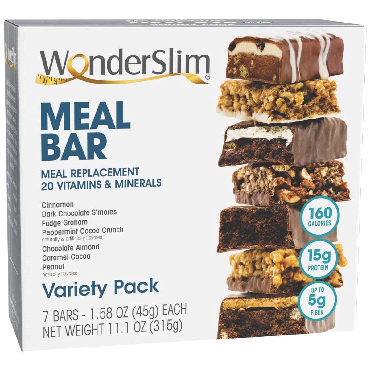 WonderSlim High Protein Meal Replacement Bar