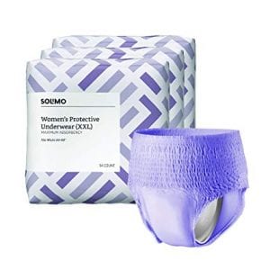 Solimo Incontinence Underwear for Women