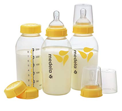Medela Leak-Proof Pumping Baby Bottles, 3-Pack