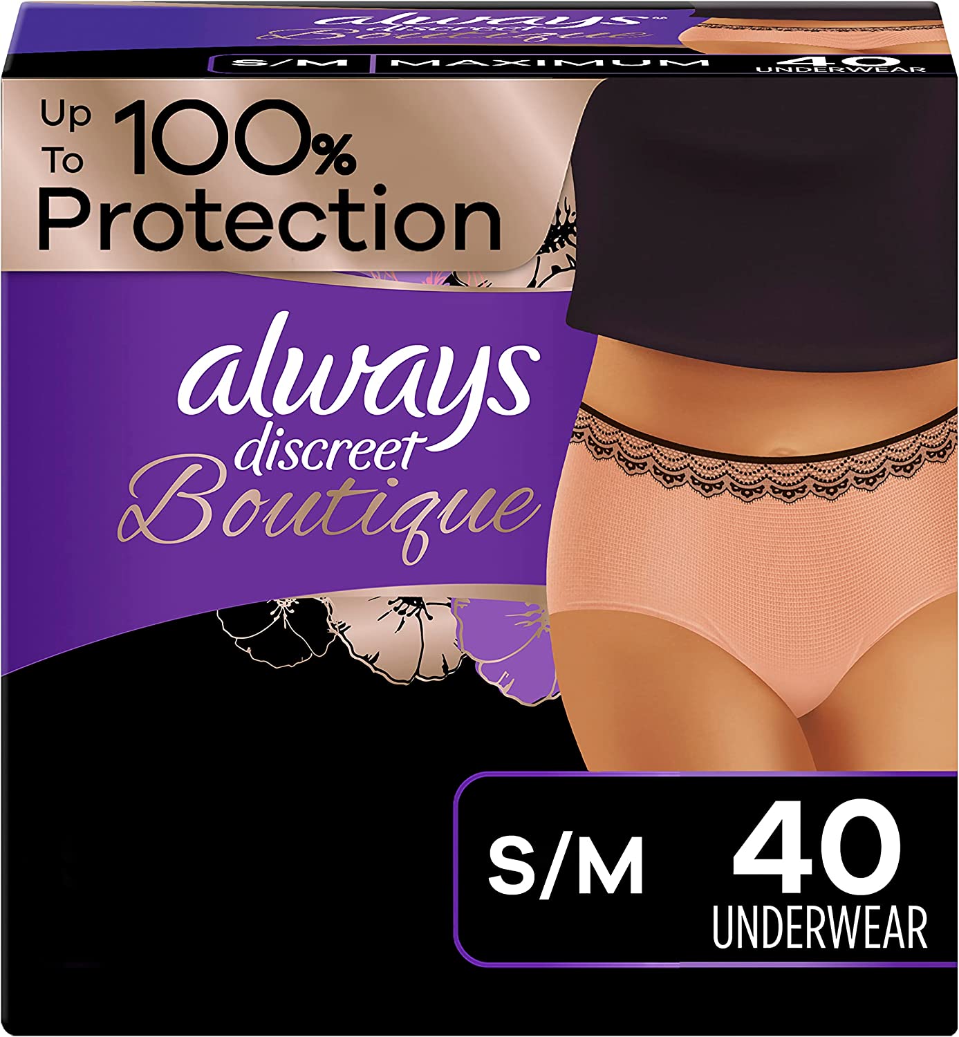 Always Discreet Boutique Rapid-Dry Adult Diapers