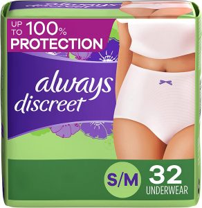 Always Discreet Classic Underwear Adult Diapers