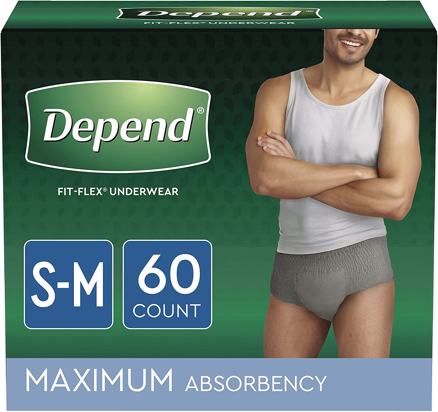 Depend FIT-Flex Incontinence Underwear for Men