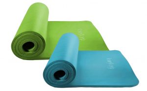 HemingWeigh Non-Slip Ridged Yoga Mat, 2-Pack