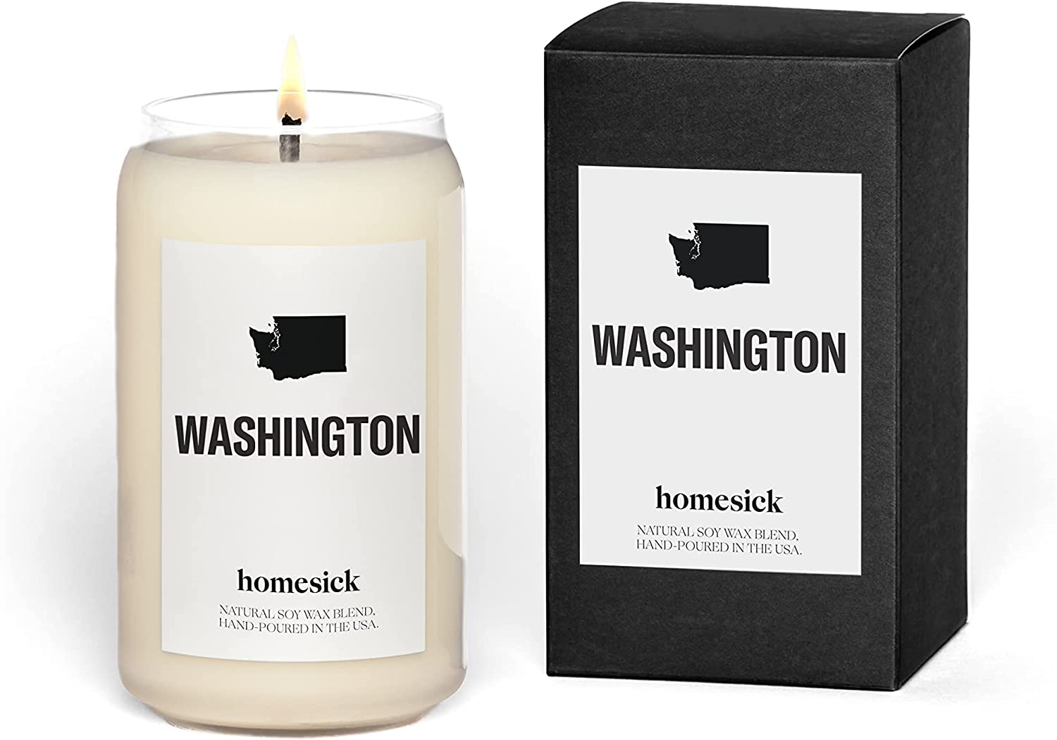 Homesick Hand Poured Washington Scented Candle