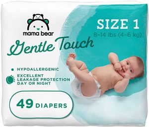 Mama Bear Gentle Touch Dry Skin Diapers, 49-Count