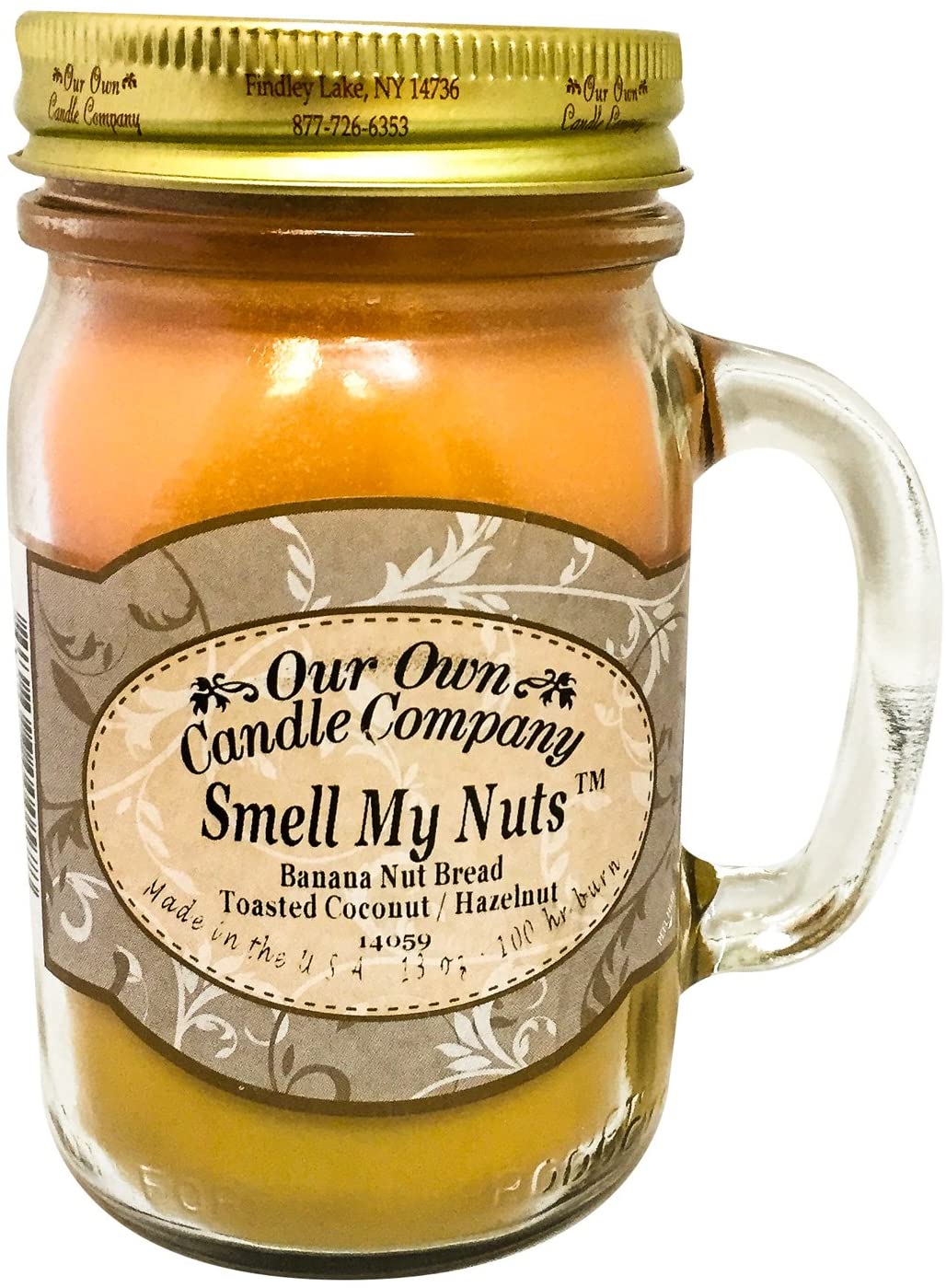 Our Own Candle Company Smell My Nuts Lead-Free Scented Candle