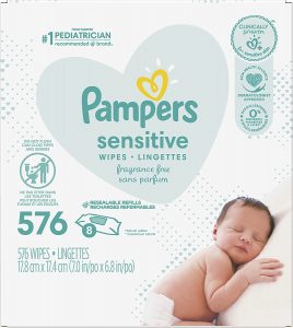 Pampers Sensitive Latex-Free Baby Wipes