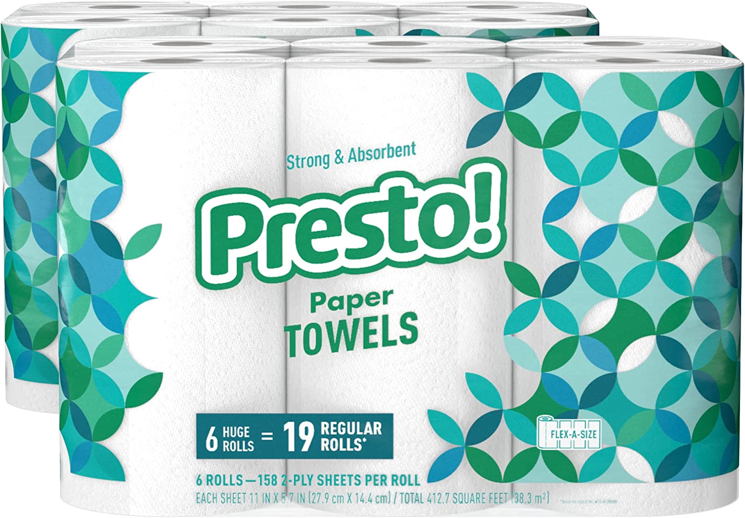 Presto! Flex-a-Size Surface Wiping Paper Towels